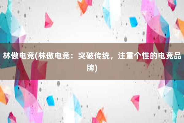 林傲电竞(林傲电竞：突破传统，注重个性的电竞品牌)