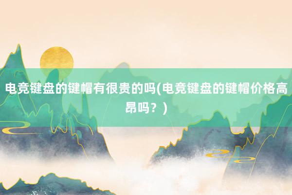 电竞键盘的键帽有很贵的吗(电竞键盘的键帽价格高昂吗？)