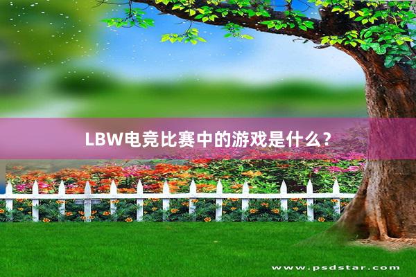 LBW电竞比赛中的游戏是什么？