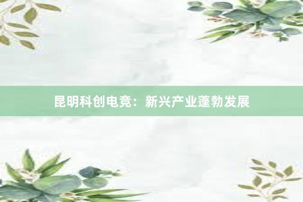 昆明科创电竞：新兴产业蓬勃发展